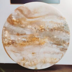 50cm Handcraft one-of-a-kind wall art with Girasol Crystal