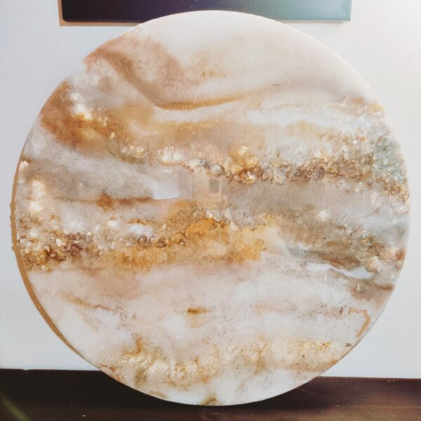 50cm Handcraft one-of-a-kind wall art with Girasol Crystal
