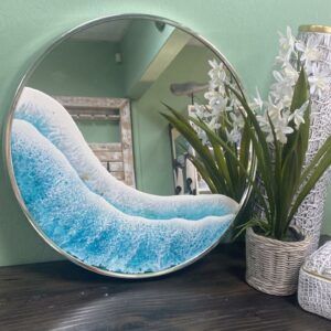 40cm Ocean Themed hanging wall mirror