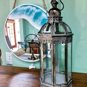 40cm Ocean Themed hanging wall mirror