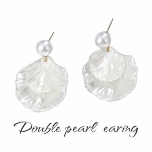 Double Pearl Earrings
