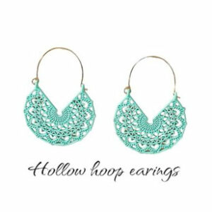 Hollow Hoop Earrings
