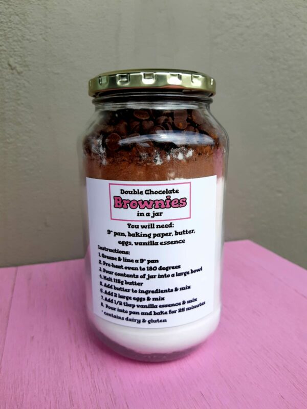 Double Choclate Brownies in a Jar - Image 3