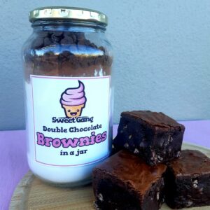 Double Choclate Brownies in a Jar