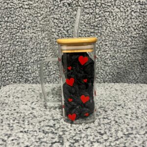 Heart Glass Tumbler