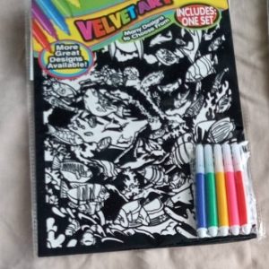 Velvet Art board - ocean life