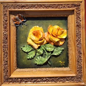 Yellow roses 3D
