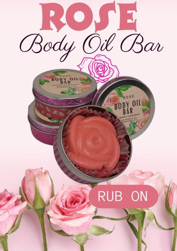 Rose Body Oil Bar