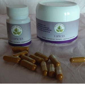 Medi-Herbs 5 Spice Vegan Capsules